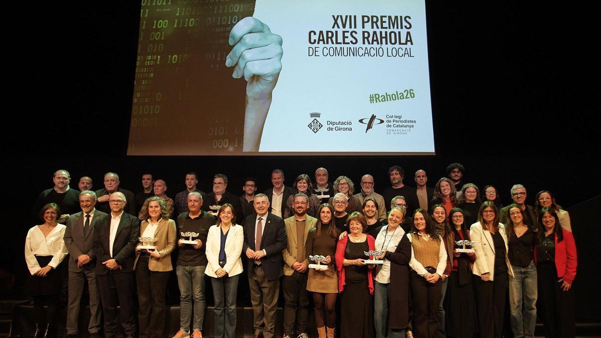 Les fotos dels XVII premis Carles Rahola de Comunicació Local