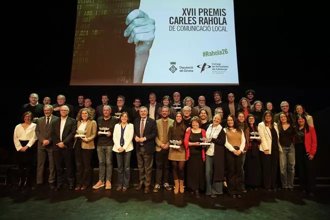 Les fotos dels XVII premis Carles Rahola de Comunicació Local