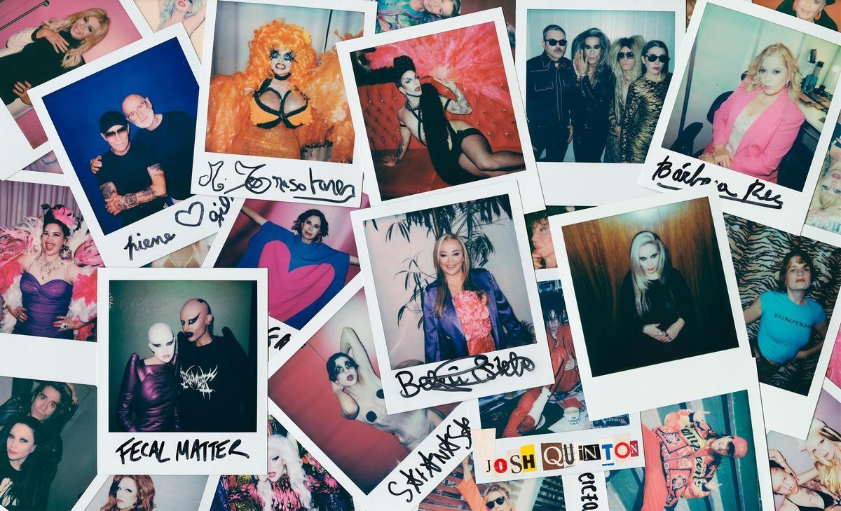 Algunas de las 'polaroids' que incluye el proyecto 'Superstars'.