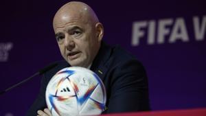 Rueda de prensa de Gianni Infantino