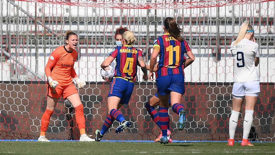 ¿Alguien duda que el Barça tiene la mejor portería de Europa? Así fue el paradón de Sandra Paños al penalti del Manchester City