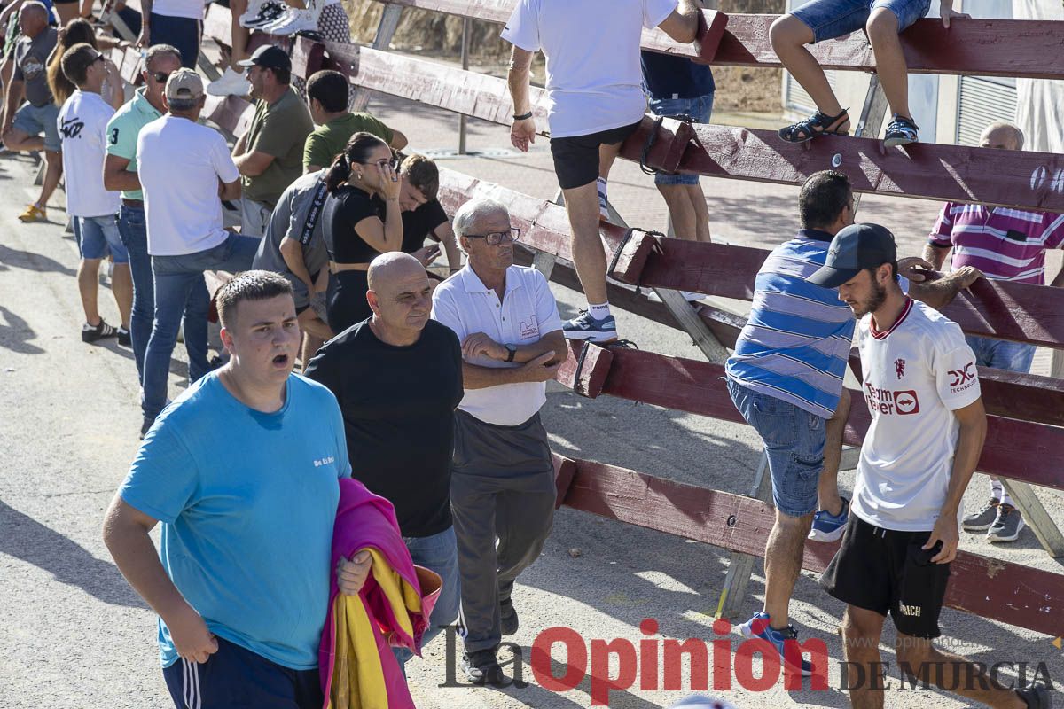 Sexo encierro de la Feria Taurina del Arroz, con la ganadería de Galache, que se ha saldado con un herido por asta de toro