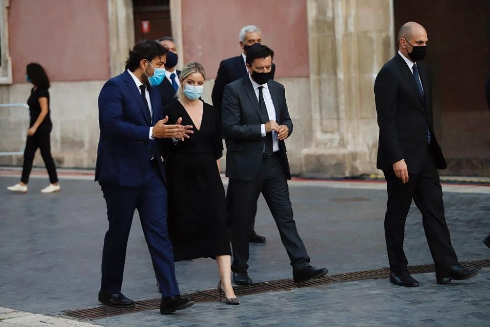 Acto en homenaje a las víctimas del coronavirus en la Región