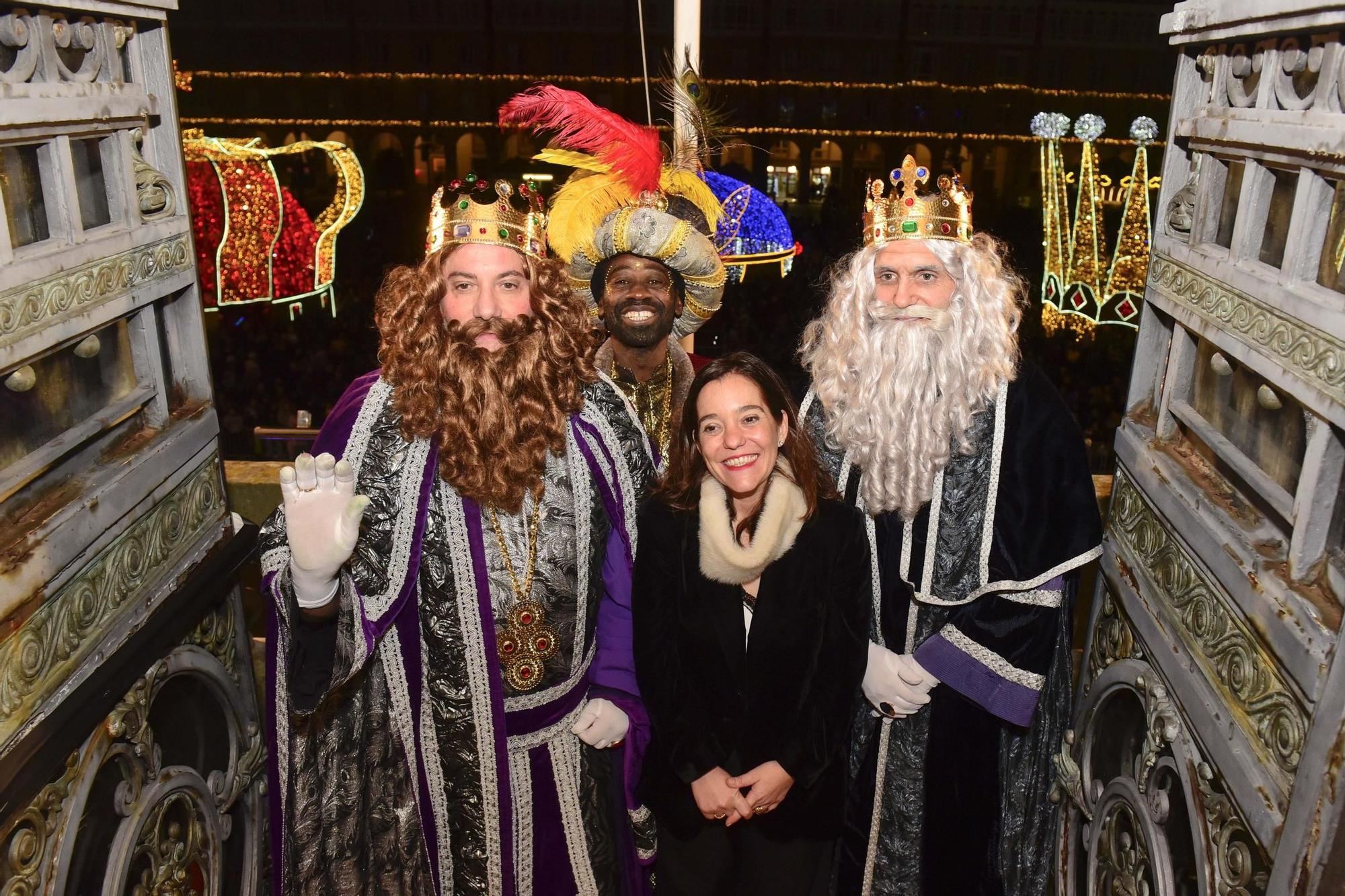 La llegada de los Reyes Magos a María Pita