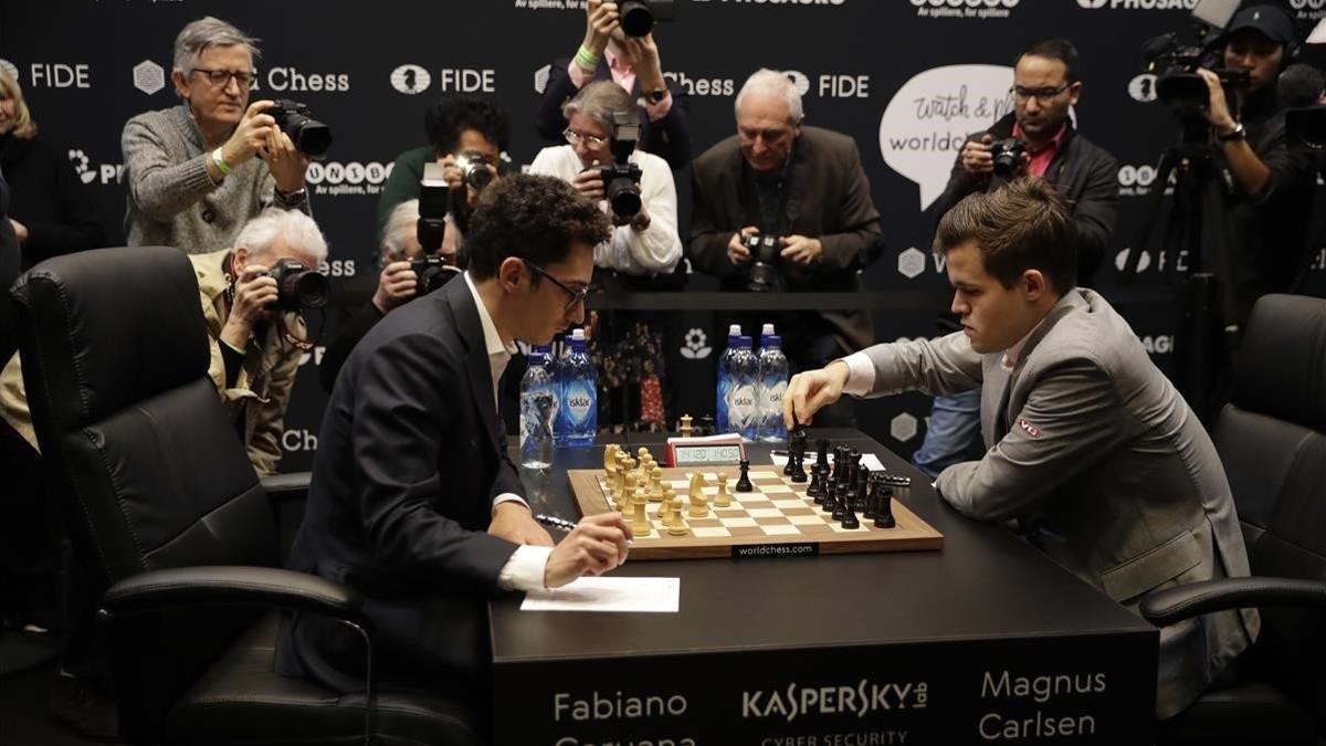 caruana carlsen mundial aprtida 12