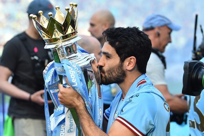 Así ha sido la loca celebración de la Premier League en el Etihad Stadium