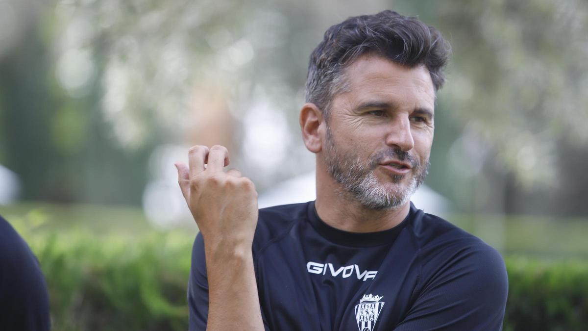 Iván Ania, entrenador del Córdoba CF.