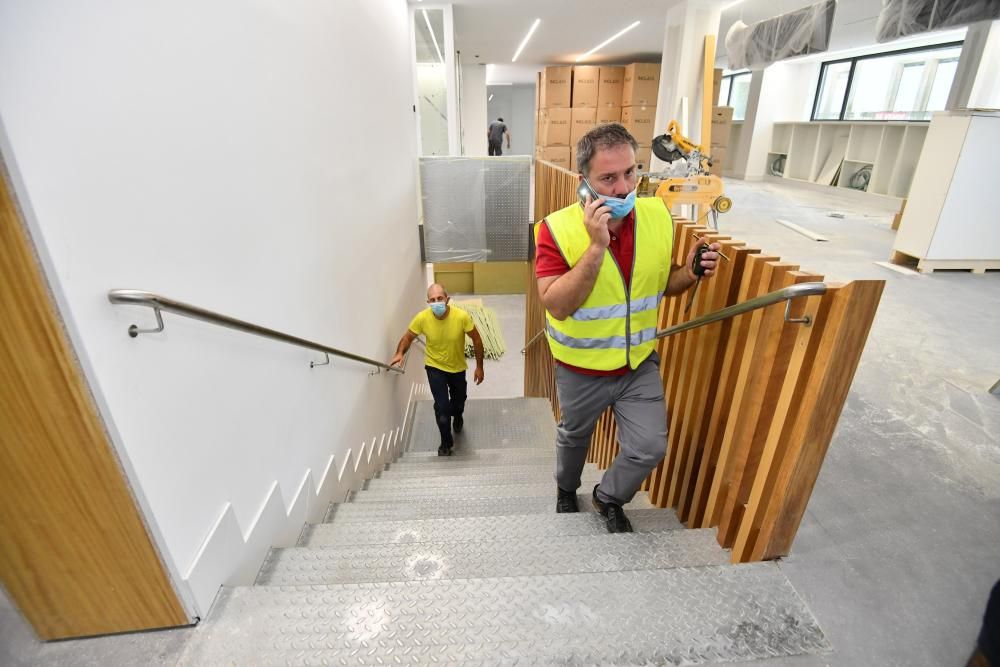 Pontevedra | Avanzan las obras en el nuevo edificio municipal de la calle Herreros