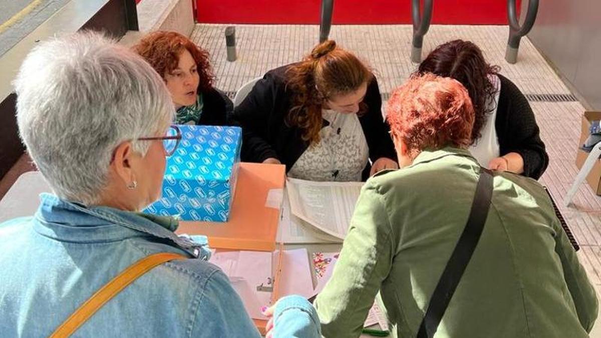 Un moment de la votació que s'ha fet durant tres dies