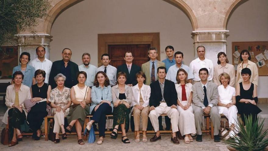 Profesores de Sant Pere como Antònia Rosselló y Monique Coll.