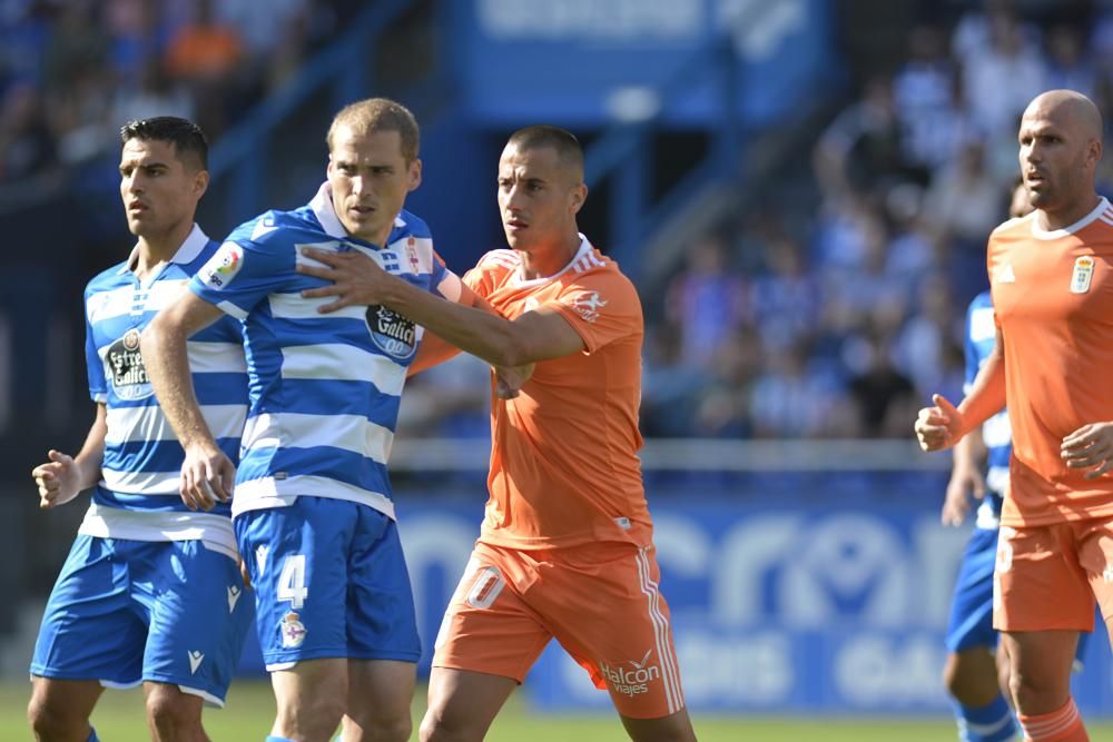 El Dépor le gana al Oviedo sobre la hora