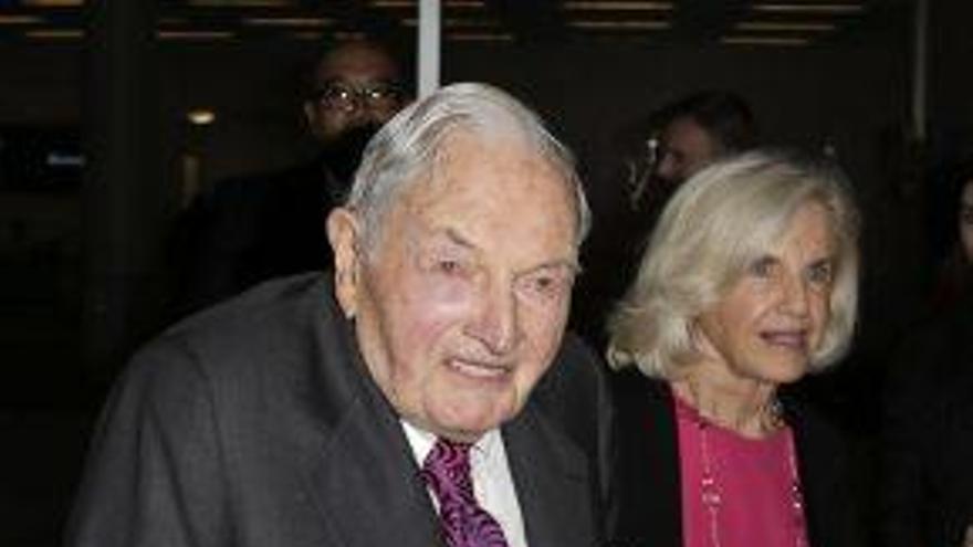 David Rockefeller, el 2015