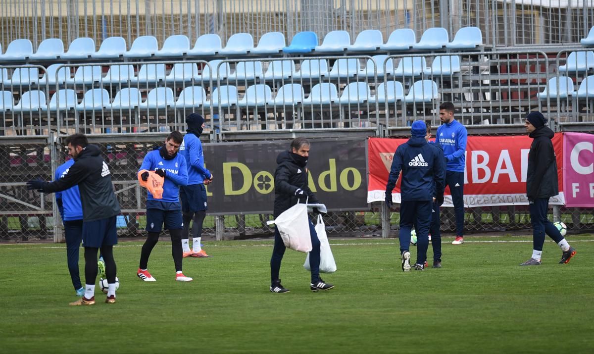 Entranamiento del Real Zaragoza (6-2-2018)