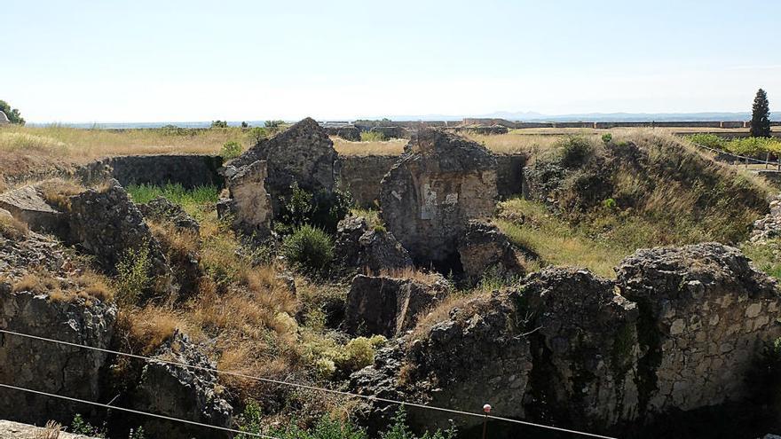 El polvorí del baluard de Sant Narcís destruït el 1939.