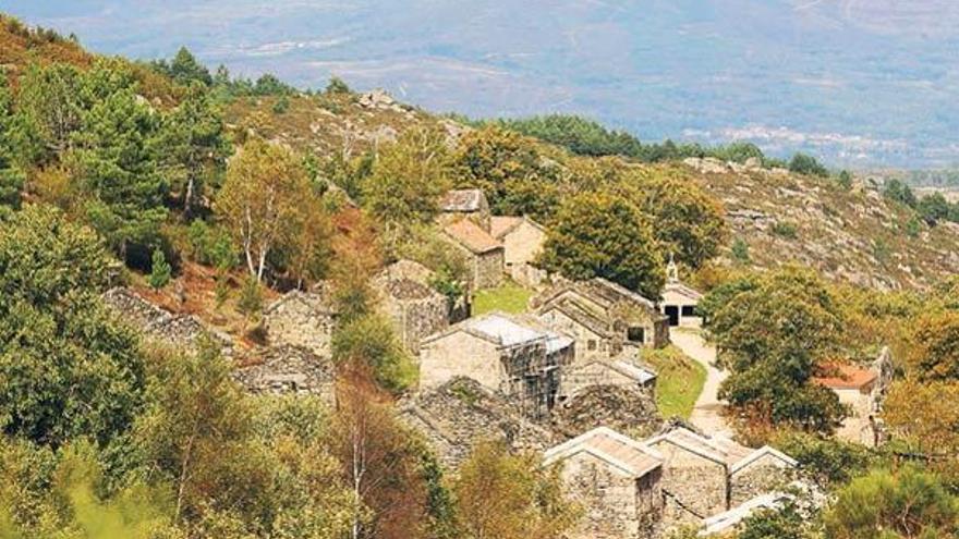 La aldea de Salgueiro, en el Concello de Muíños, está dentro del parque natural del Xurés.  // Jesús Regal