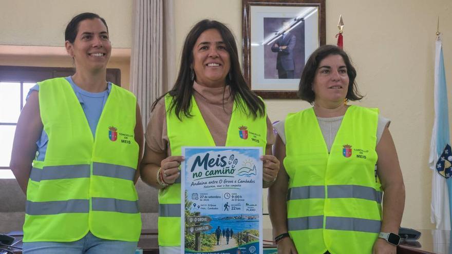Meis se echa a caminar para preparar el Camino de Santiago