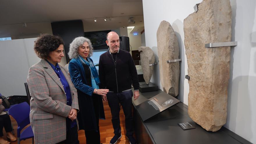 El Museo Arqueológico incorpora una lápida funeraria del siglo I hallada en Belmonte de Miranda