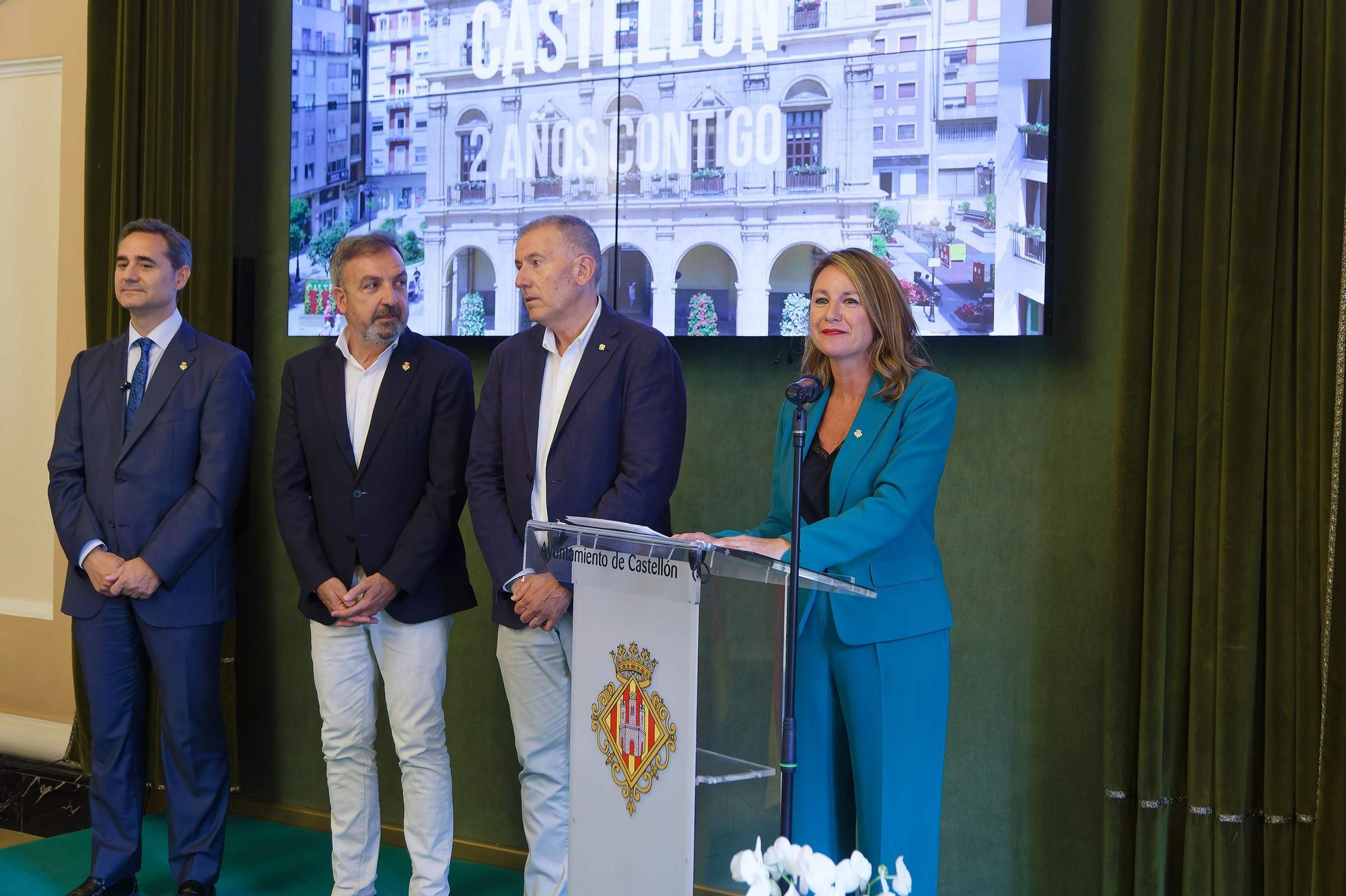 Todas las imagenes del balance de mitad de legislatura del equipo de gobierno de Castelló