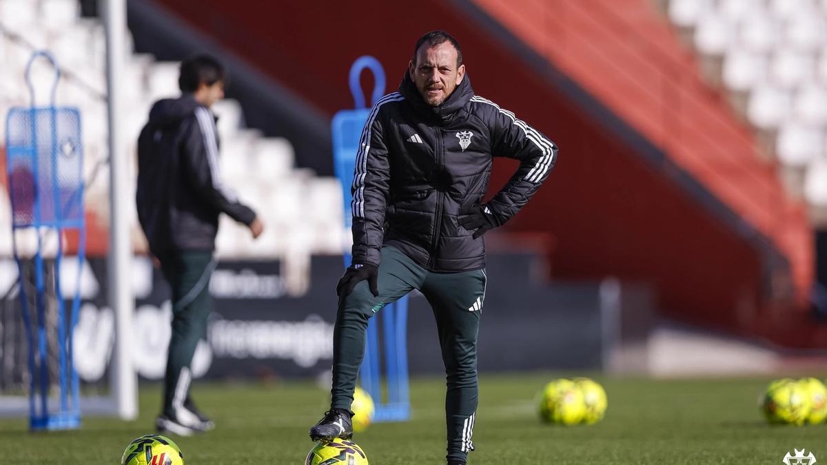 Alberto González, entrenador del Albacete.