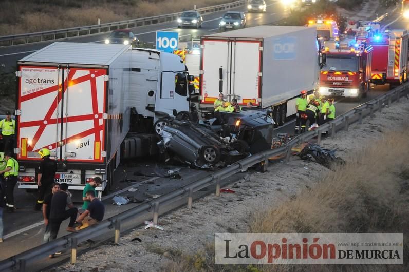 Grave accidente en Sangonera la Seca