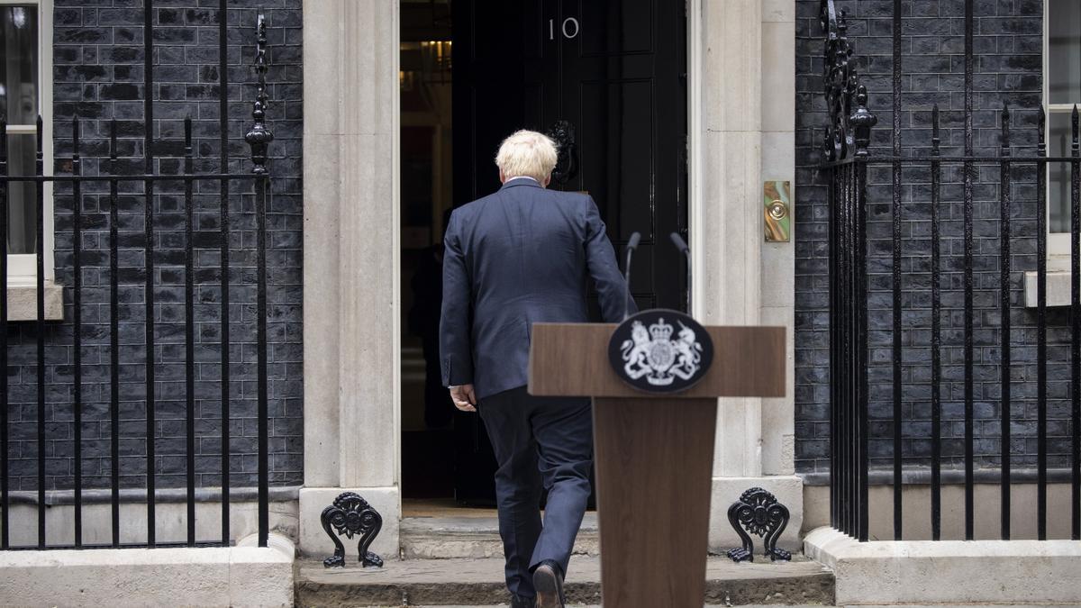 Boris Johnson, en su discurso de dimisión.