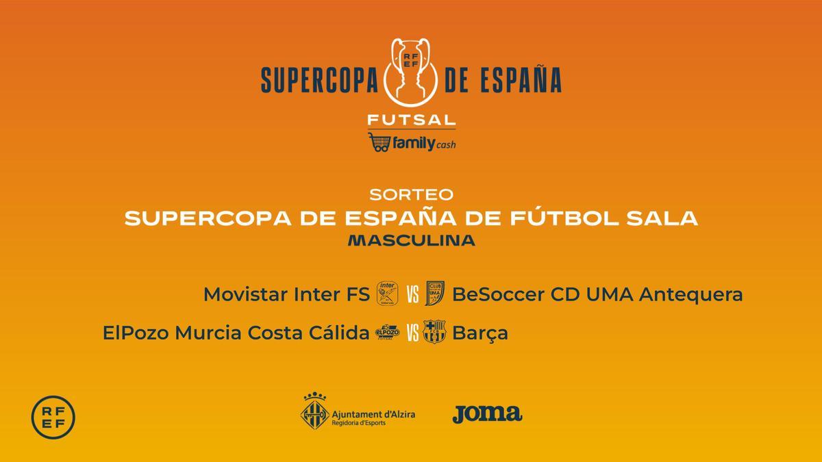 El cuadro de la Supercopa de España