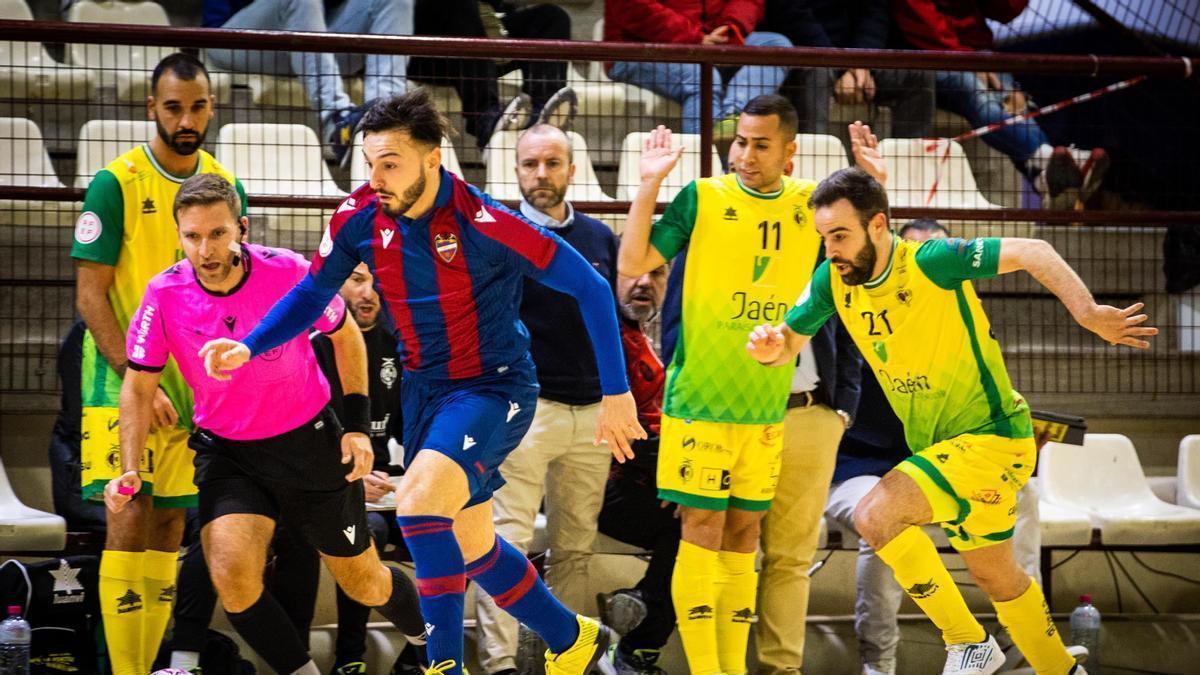 Partido del Levante UD FS ante el Jaén