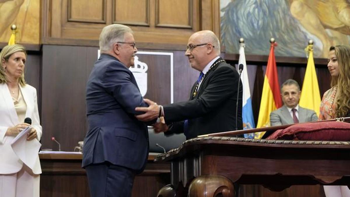 Toma de posesión de Morales como presidente del Cabildo de Gran Canaria