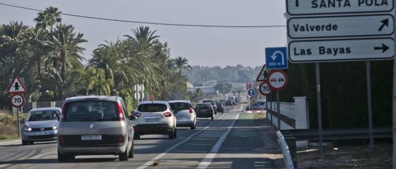 Segunda fase para desdoblar el vial Elche-Santa Pola