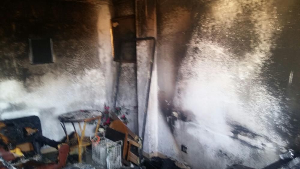 Incendio en una vivienda en Lanzarote