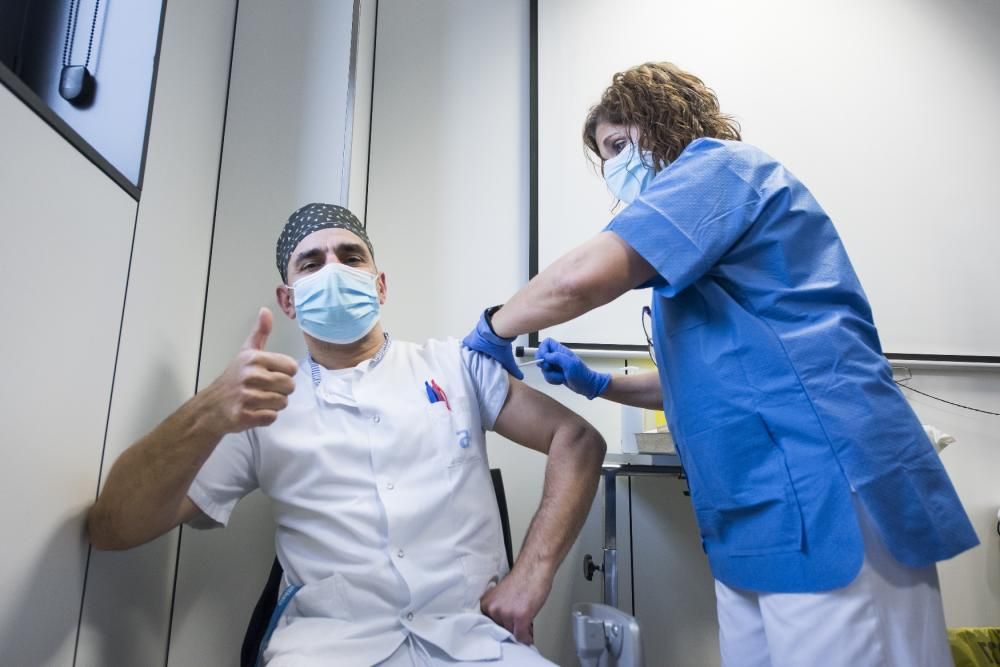 Vacunació a l'Hospital Sant Joan de Déu