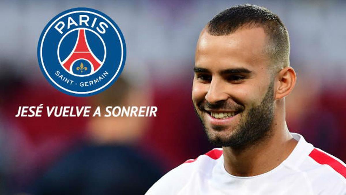 Jesé vuelve a sonreír junto a Neymar y Mbappé