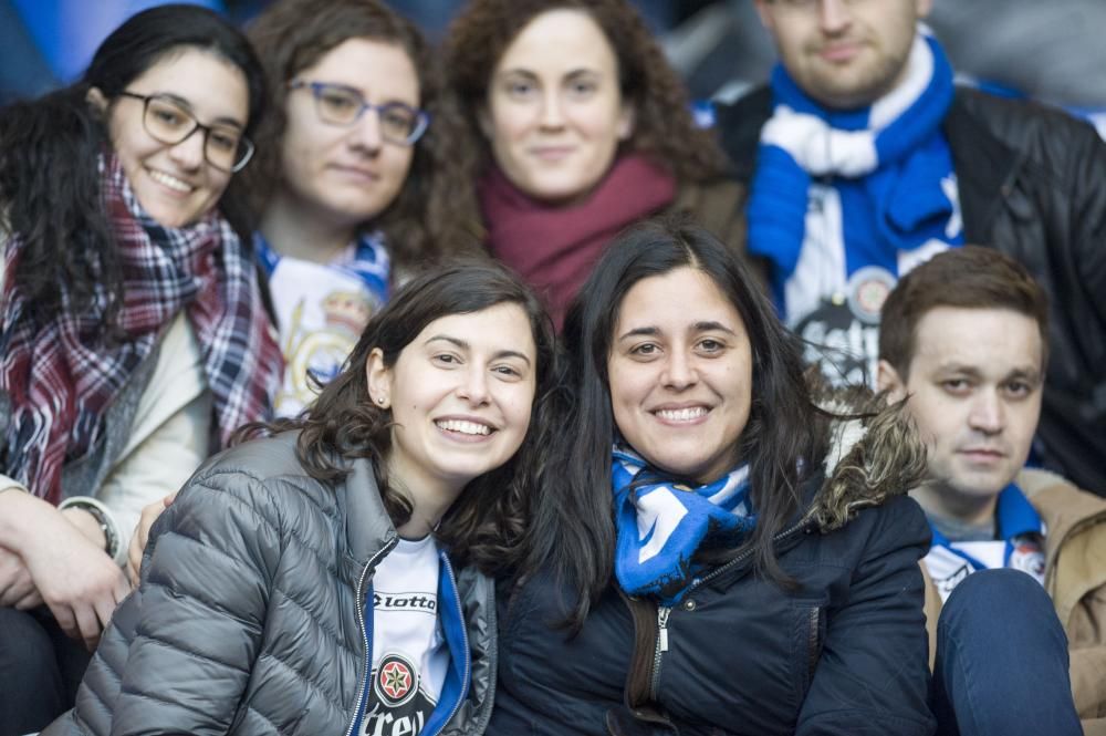 La afición disfrutó del derbi hasta el 0-1