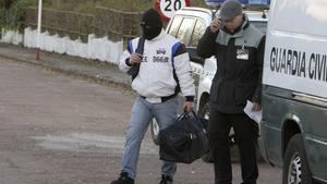 Ricart surt de la presó d’Herrera de La Mancha, el passat dia 29.