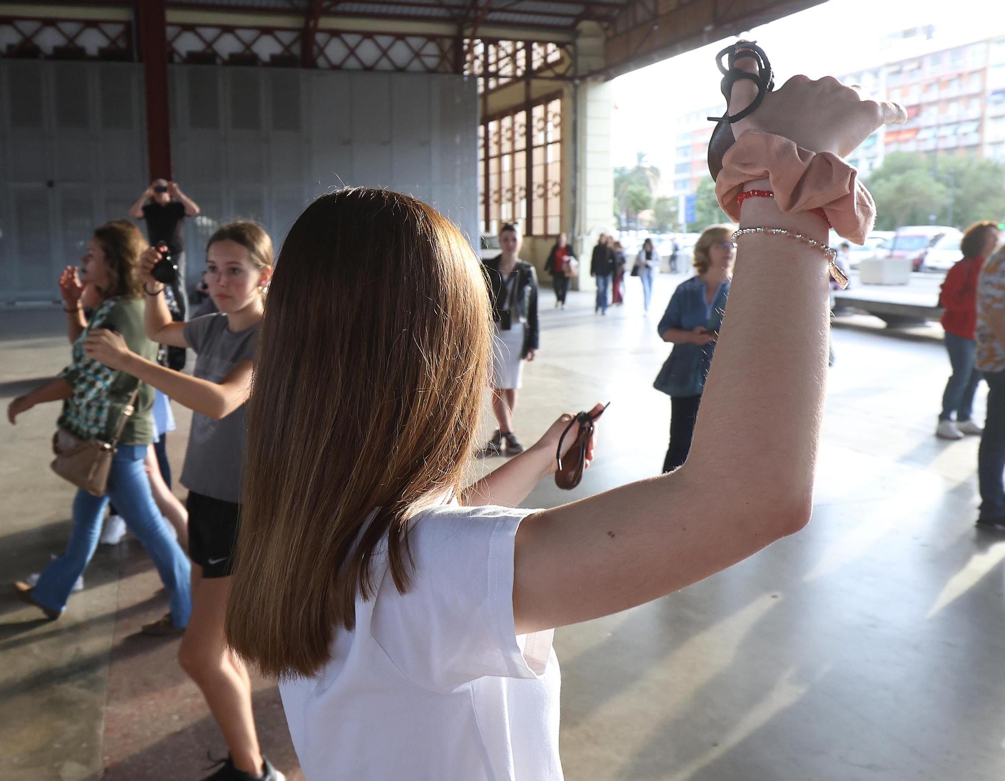 Así ha sido el ensayo general de la "dansà de les falles infantils a la Verge"