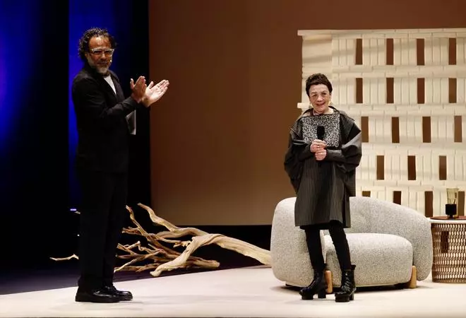 Encuentro entre Alejandro González Iñárritu y la fotógrafa Graciela Iturbide