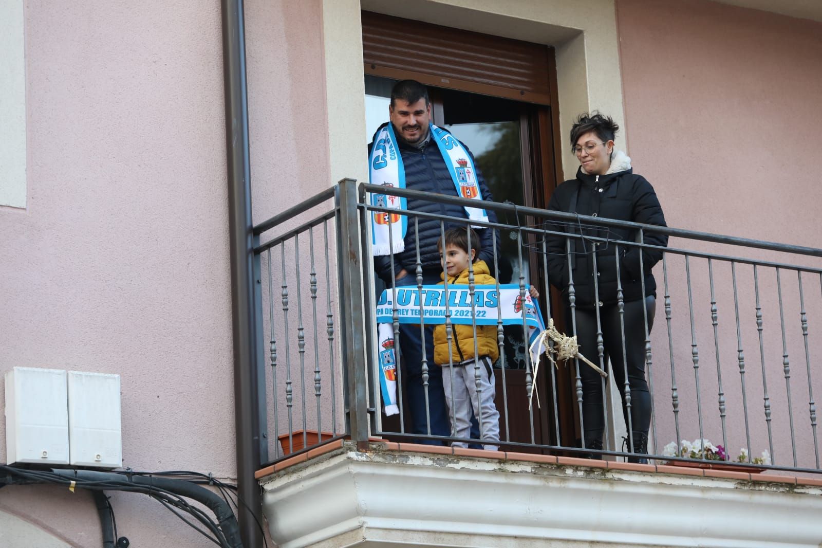 Así se ha vivido en Utrillas la previa del partido de Copa contra el Valencia