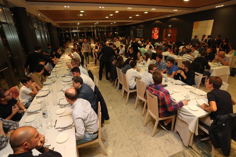 Cena del Valencia Basket con las Peñas