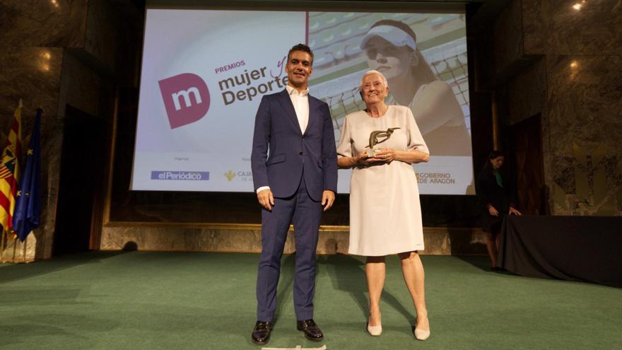 La atleta María Luisa Orobia es reconocida por su Trayectoria Deportiva