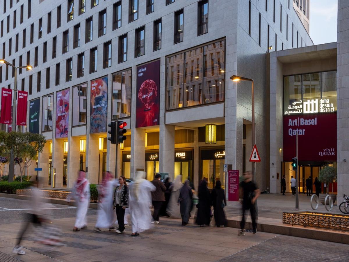El distrito del diseño de Doha durante la celebración de la feria Art Basel de 2026