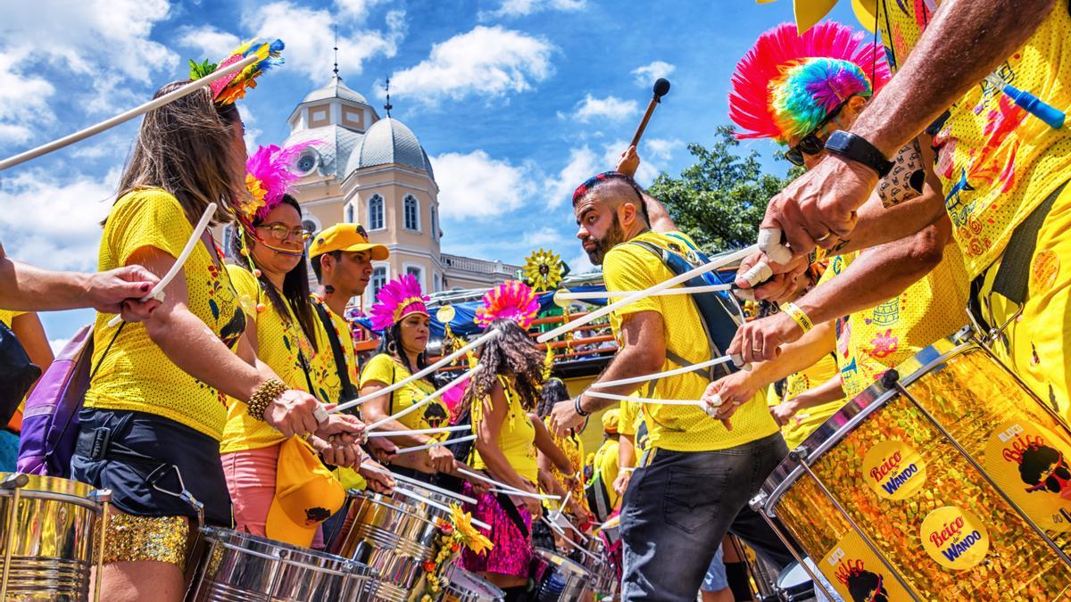 Una batucada de Carnaval.