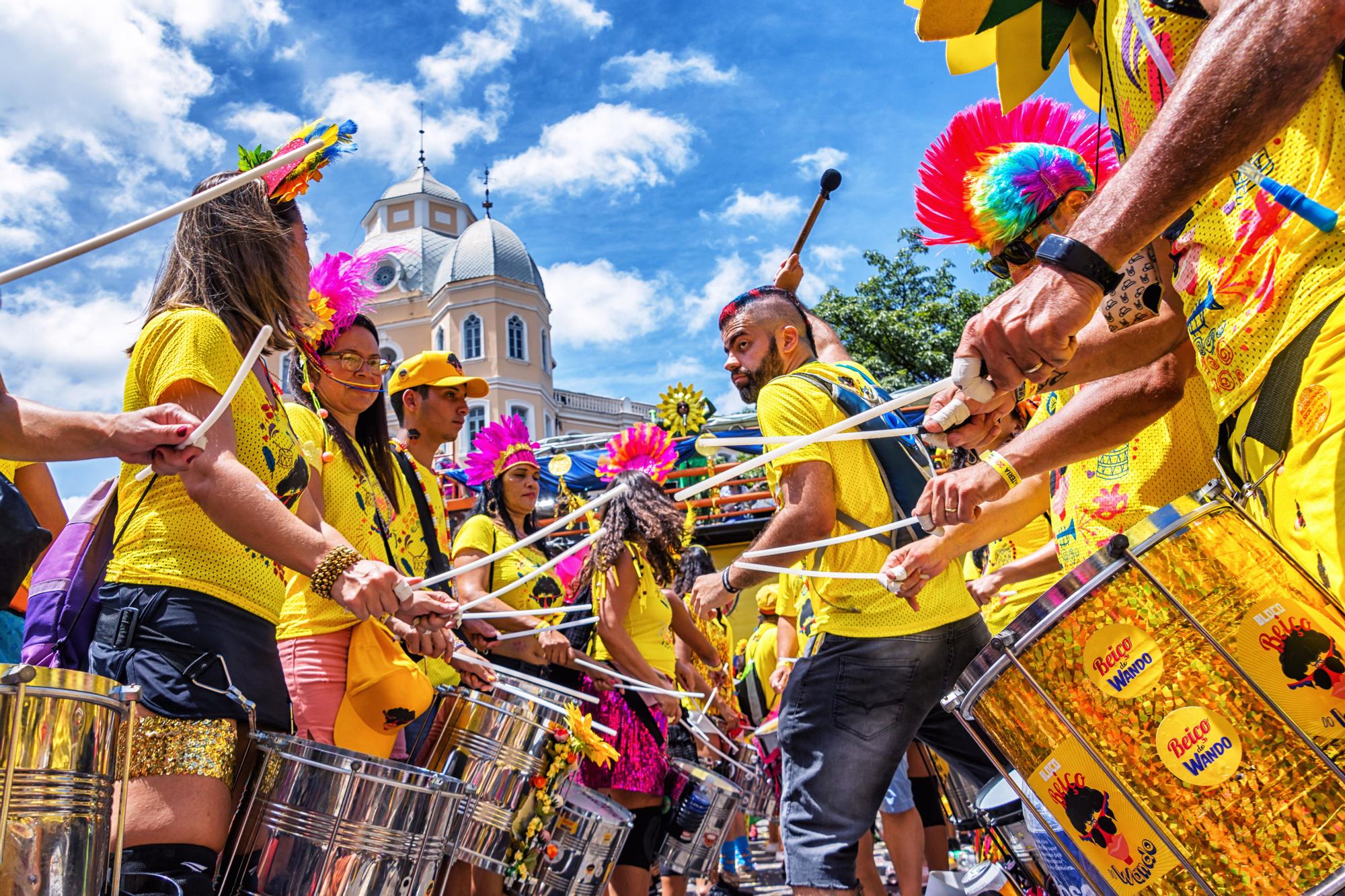 Una batucada de Carnaval.