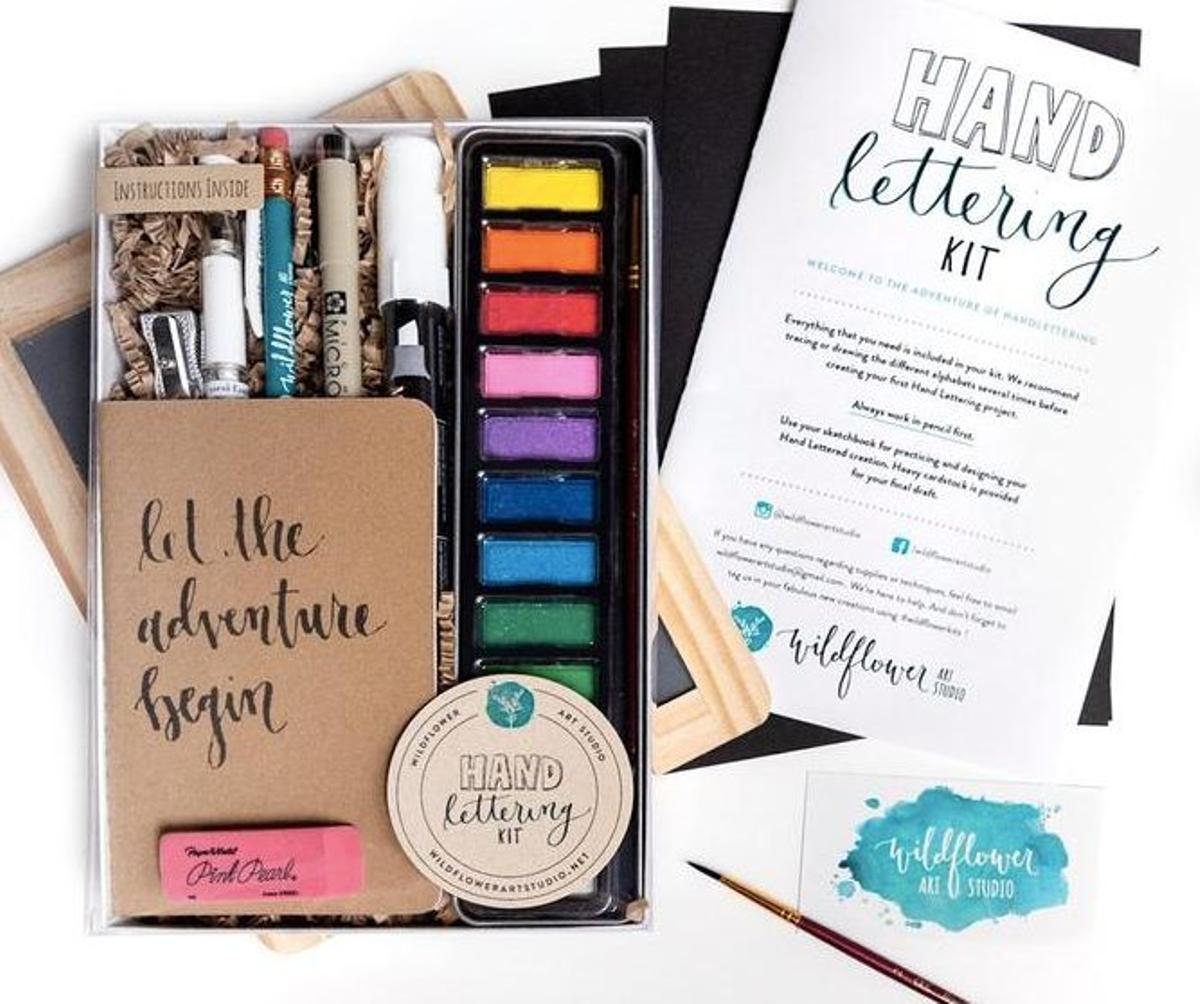Kit de imsprescindibles para empezar en el mundo del 'lettering
