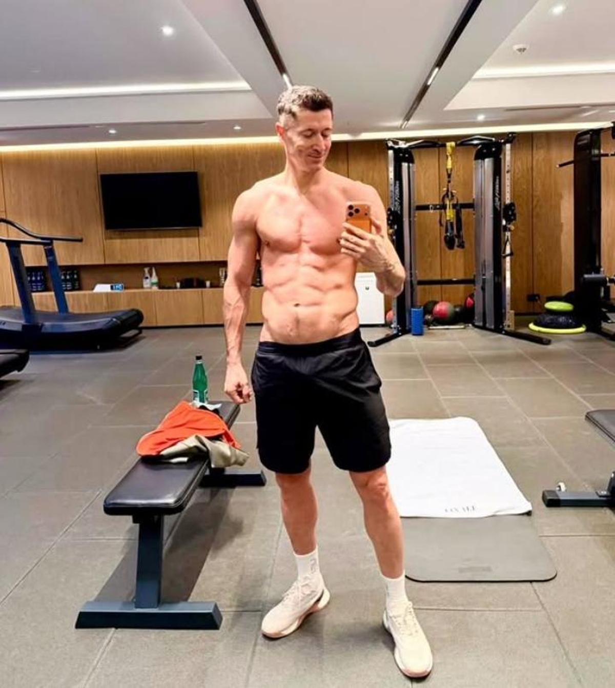 Lewandowski, en plena forma