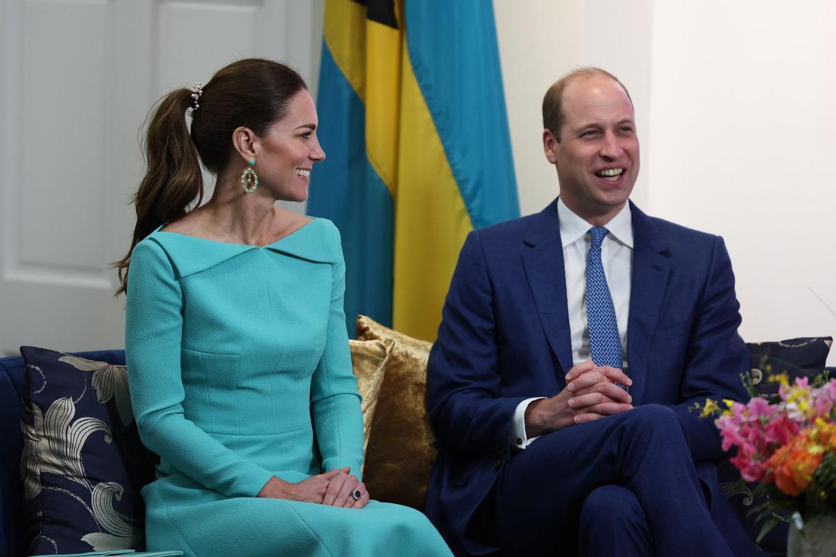 Guillermo de Inglaterra y Kate Middleton en Las Bahamas