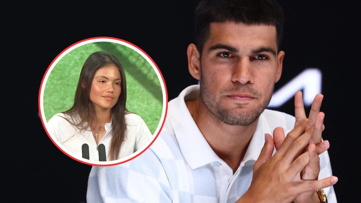 ¡Amistad en la cancha! Emma Raducanu niega romance con Carlos Alcaraz entre risas