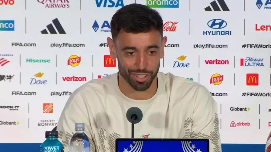 Bruno Fernandes recuerda a Diogo Jota: "Sigue siendo parte del grupo"
