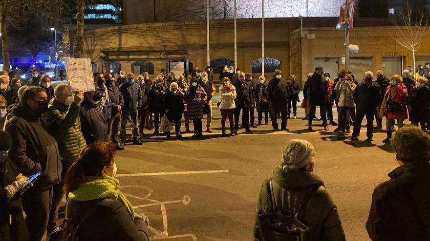 Un dels moments de les protestes organitzades per l&#039;ANC