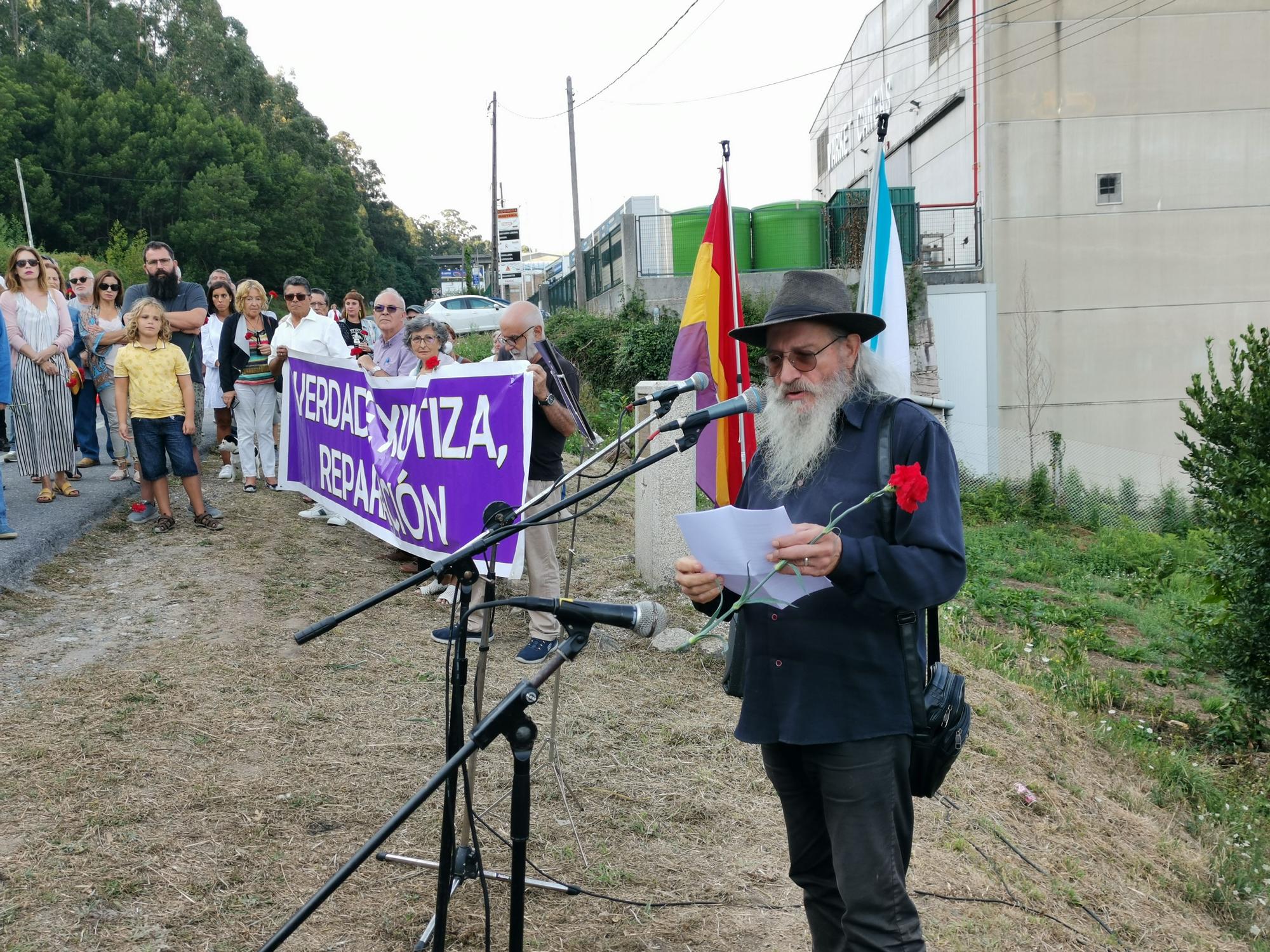 Homenaje a los "Mártires de Anguieiro"