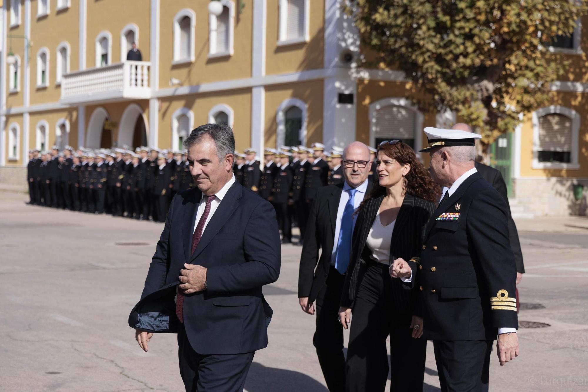 Las imágenes de la despedida del buque Hespérides en Cartagena